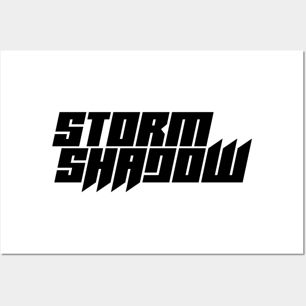 Nu Storm Shadow black Wall Art by JackCouvela